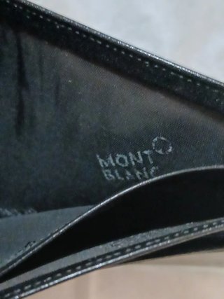 Billetera Tarjetero Montblanc Negra