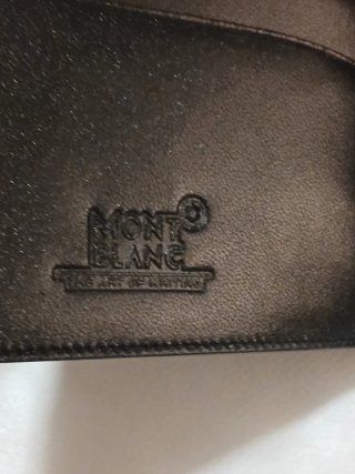 Billetera Tarjetero Montblanc Negra