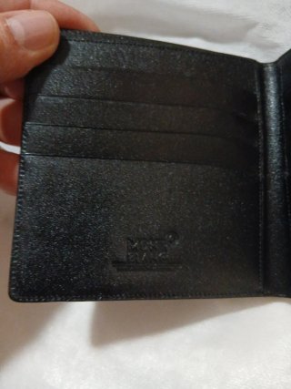 Billetera Tarjetero Montblanc Negra