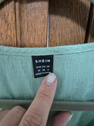 Camisa verde Shein talla M
