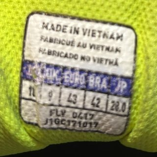 Mizuno Wave Prodigy Uomo N.43 Giallo