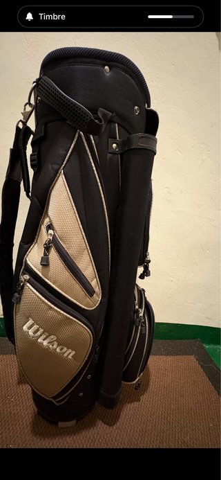 Bolsa de golf Wilson Negra y Beige
