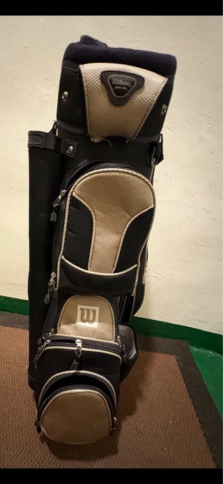 Bolsa de golf Wilson Negra y Beige