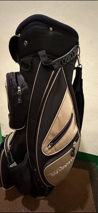 Bolsa de golf Wilson Negra y Beige