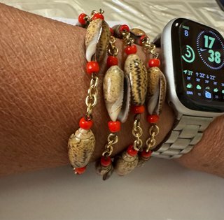 Bracciale/Collana Vintage Conchiglie Ciprea