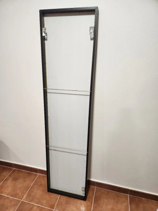 Espejo de pared IKEA STAVE negro-marrón 160cm