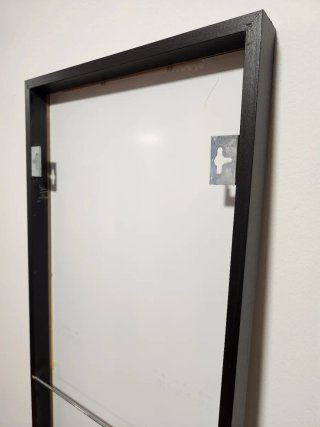 Espejo de pared IKEA STAVE negro-marrón 160cm