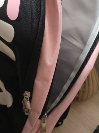 Mochila Fila rosa y negra