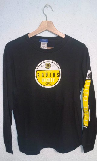 Vintage Reebok NHL Boston Bruins Long Sleeve