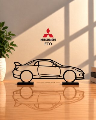 Mitsubishi FTO Maqueta Silueta 20cm