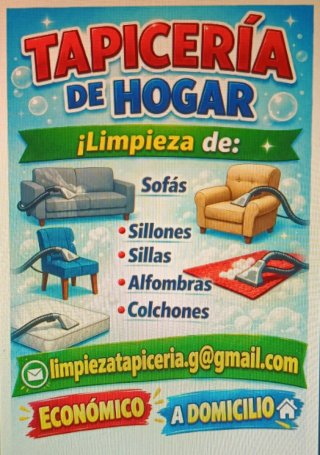 Servicio limpieza profunda tapicería