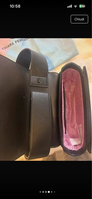 Borsa Chiara Ferragni nera con dustbag