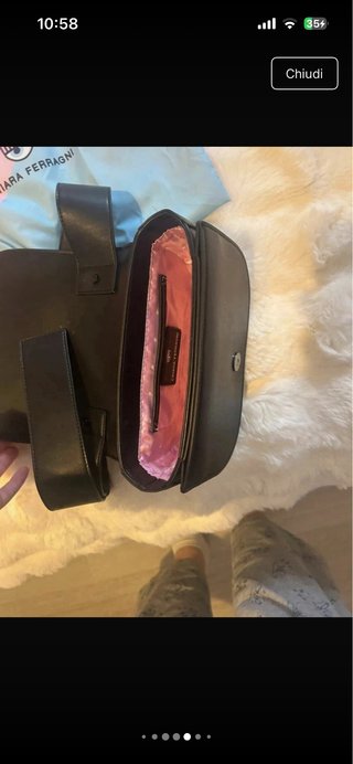 Borsa Chiara Ferragni nera con dustbag
