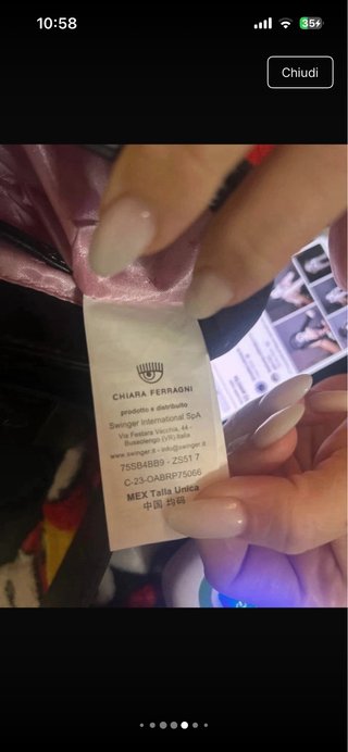 Borsa Chiara Ferragni nera con dustbag