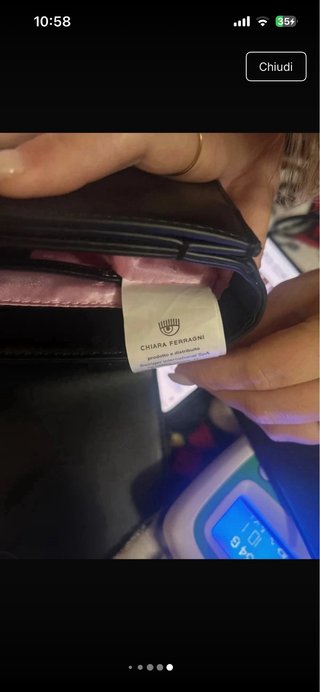 Borsa Chiara Ferragni nera con dustbag
