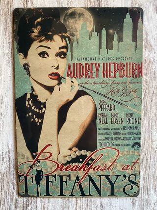 Cartel Breakfast at Tiffany's Audrey Hepburn