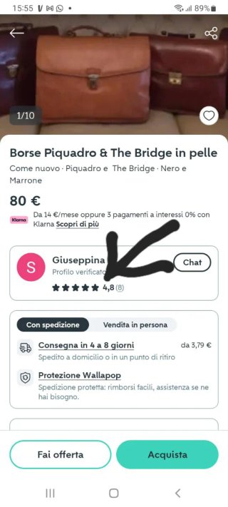 Borse Piquadro e The Bridge in pelle