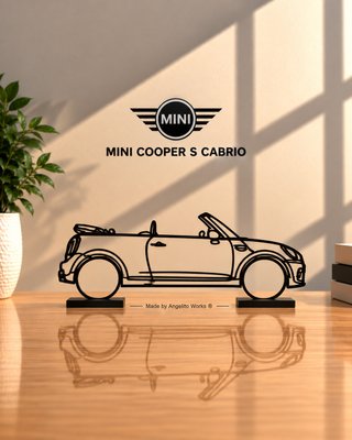 MINI Cooper S Cabrio Maqueta Silueta 20cm