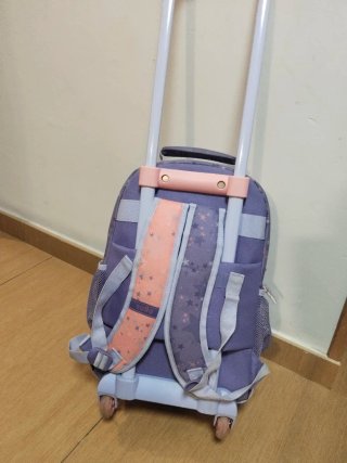 Mochila escolar con carro incluido se puede quitar