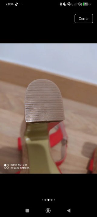 Tacones rojos plataforma