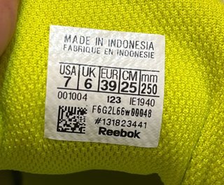 Reebok Gialle N.39 Donna-Ragazzo