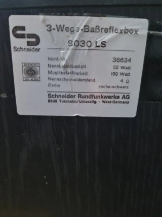Altavoz Schneider TEAM 28.5 CD-SL