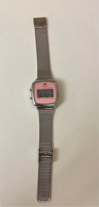 Reloj Marea Mujer Rosa y Plateado