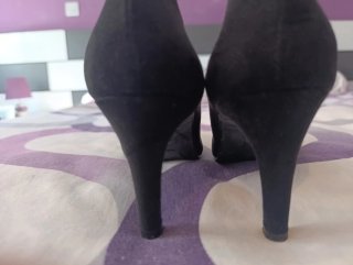 Zapatos tacón negros talla 39