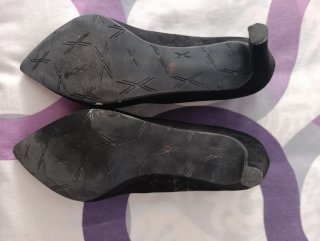 Zapatos tacón negros talla 39