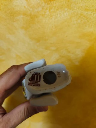Figura Geisha Hispania Manises Porcelana Vintage