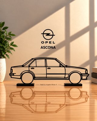 Opel Ascona Maqueta Silueta 20cm
