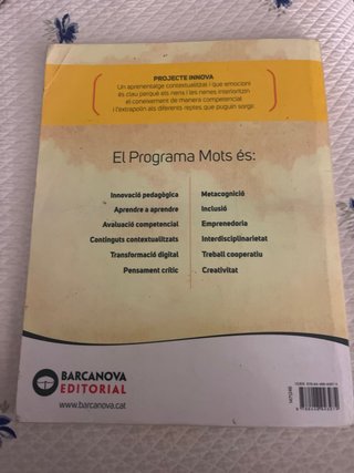 Llengua catalana, 3r Educació Primària Programa...