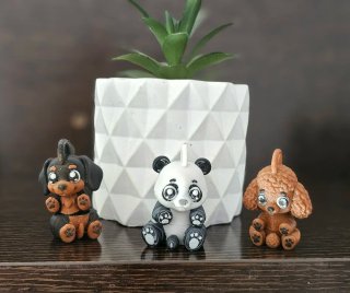 Llaveros flexibles de animales impresos en 3D