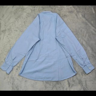 Camisa Burberrys Azul Manga Larga Vintage