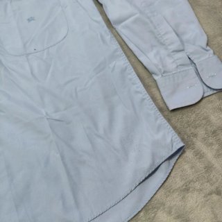 Camisa Burberrys Azul Manga Larga Vintage