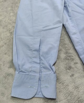 Camisa Burberrys Azul Manga Larga Vintage
