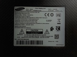 Pantalla tele Samsung DB40E 40” Full HD
