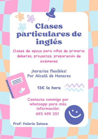 clases particulares y refuerzo