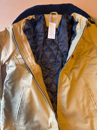 Chaqueta Carhartt Beige Cuello Pana Talla M