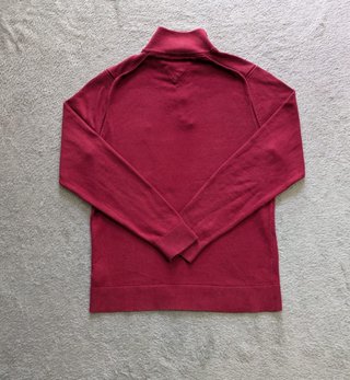 Jersey Tommy Hilfiger Hombre M Burdeos Cremallera