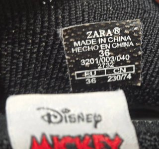 Zapatillas Zara Kids Minnie Mouse T.36
