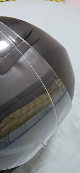 Casco de moto negro HJC