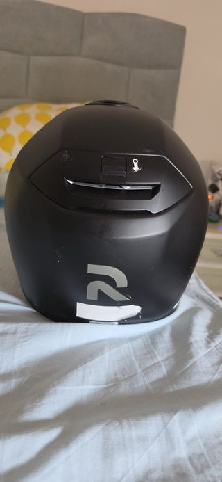 Casco de moto negro HJC