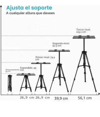 Trípode Vamvo para Proyector/Portátil