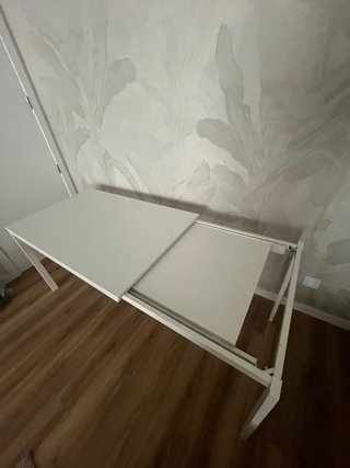 Mesa comedor extensible Ikea Vangsta blanca