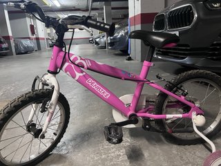 Bicicleta infantil Denbike 16 con ruedines