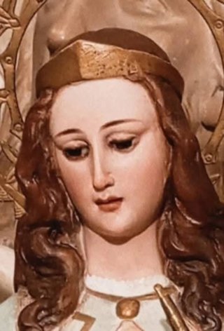 San Gabriel Arcángel 40cm Sello Olot