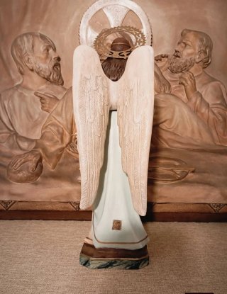 San Gabriel Arcángel 40cm Sello Olot