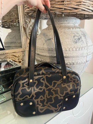 Bolso Tous Negro y Marrón Original