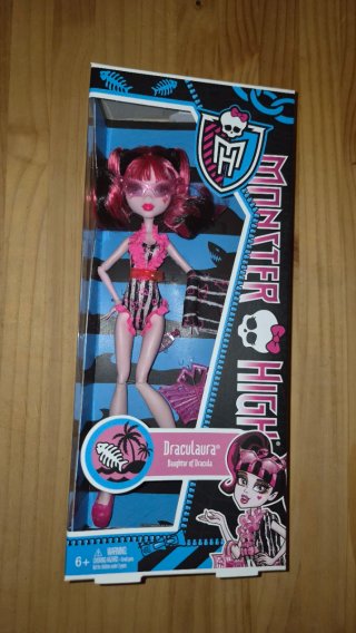 Muñeca Draculaura Monster High G1 Swim Class